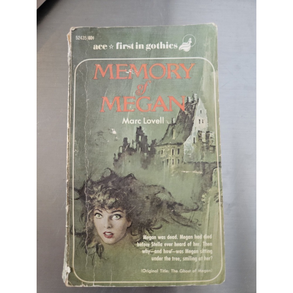 MEMORY OF MEGAN By Marc Lovell  1968 vtg paperback (the ghost of megan)